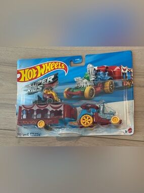 Hot Wheels Super Rigs Circus Train Toy Set